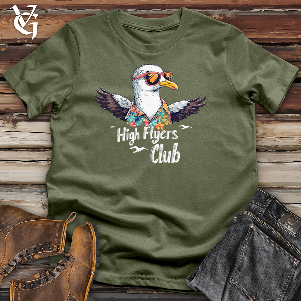 Viking Goods High Flyers Club Eagle Softstyle Tee Military Green / L