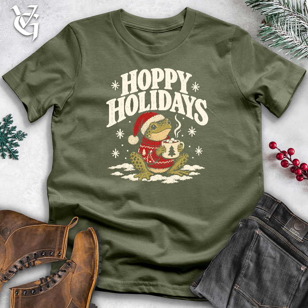 Viking Goods Hoppy Holidays Softstyle Tee Military Green / L