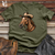 Viking Goods Horse Cowboy Cotton Tee Military Green / L