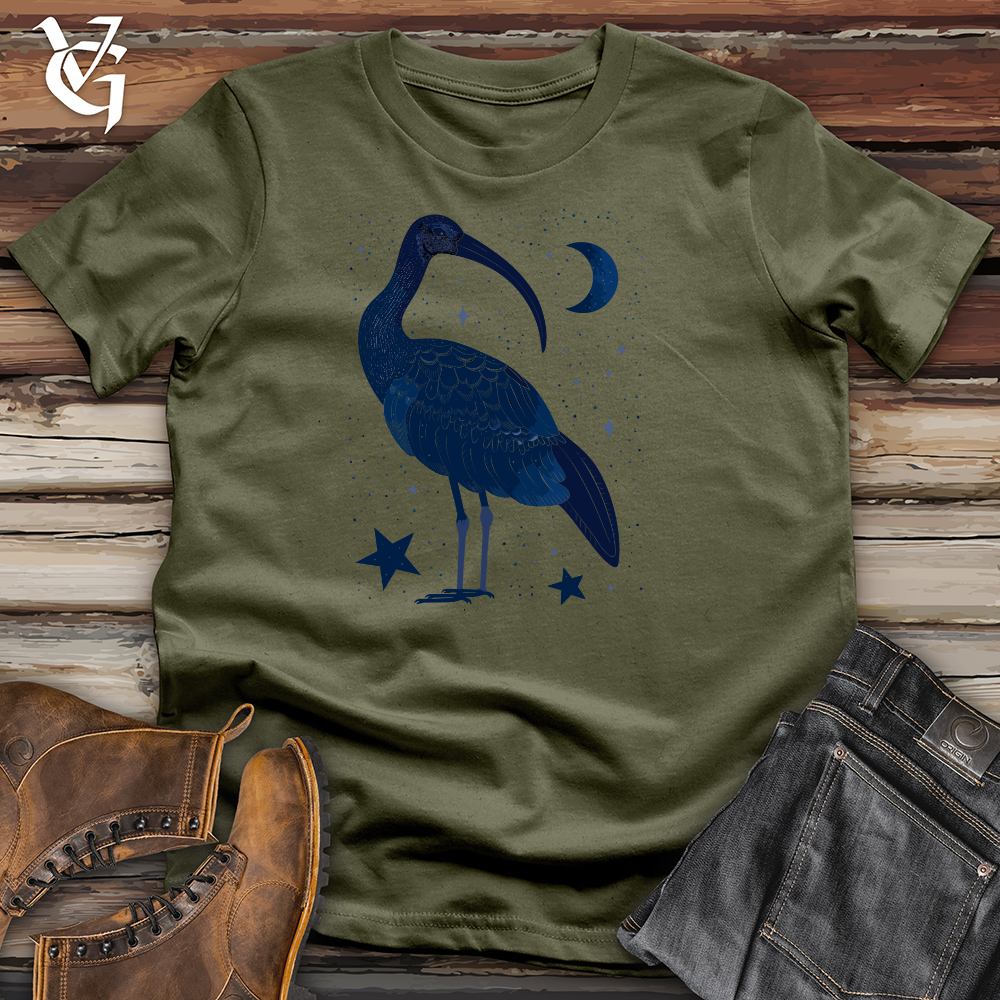 Viking Goods Ibis Moonlight Perch Cotton Tee Military Green / L