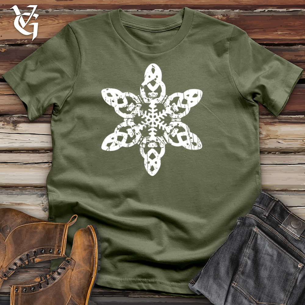 Viking Goods Irish Snowflake Tee Military Green / L