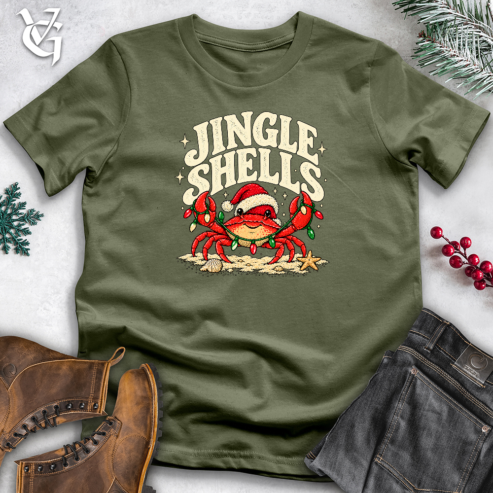 Viking Goods Jingle Shells Crab Softstyle Tee Military Green / L