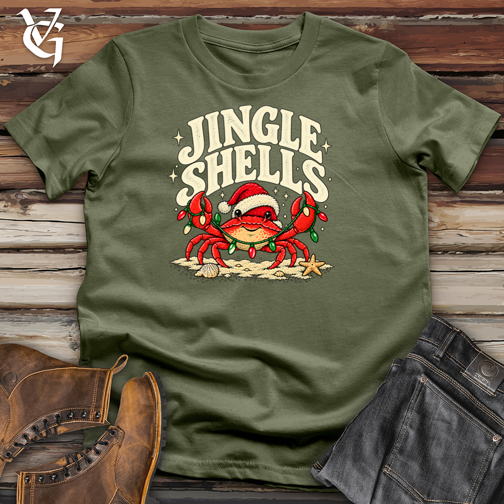 Viking Goods Jingle Shells Crab Tee Military Green / L