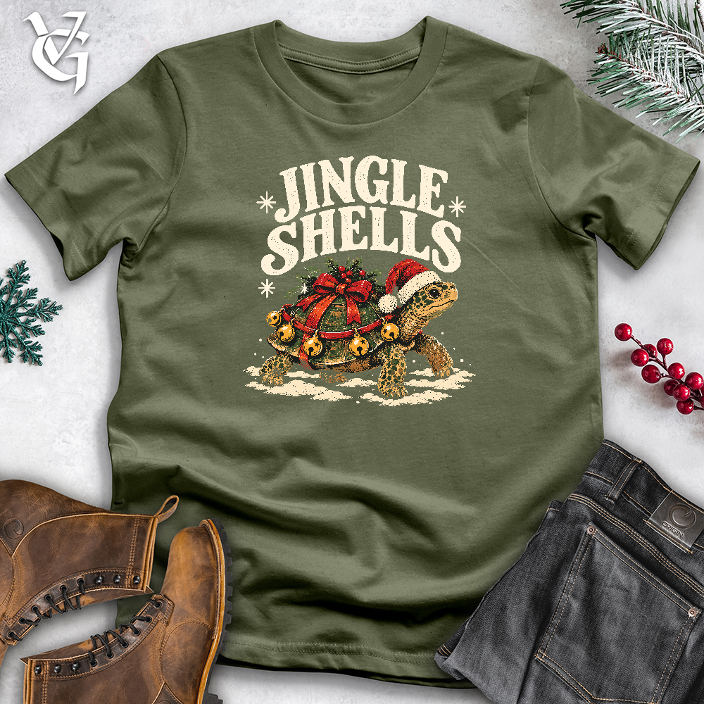 Viking Goods Jingle Shells Softstyle Tee Military Green / L