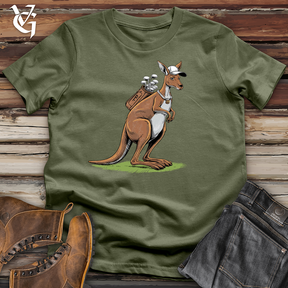 Viking Goods Kangaroo Caddy Softstyle Tee Military Green / L