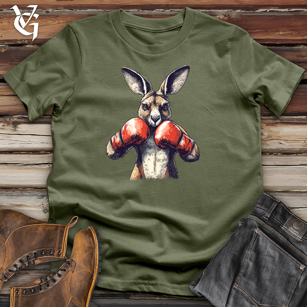 Viking Goods Kangaroo Knockout Softstyle Tee Military Green / L