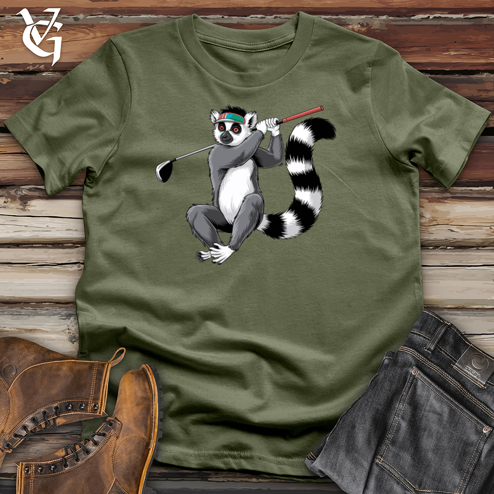 Viking Goods Lemur Golf Softstyle Tee Military Green / L