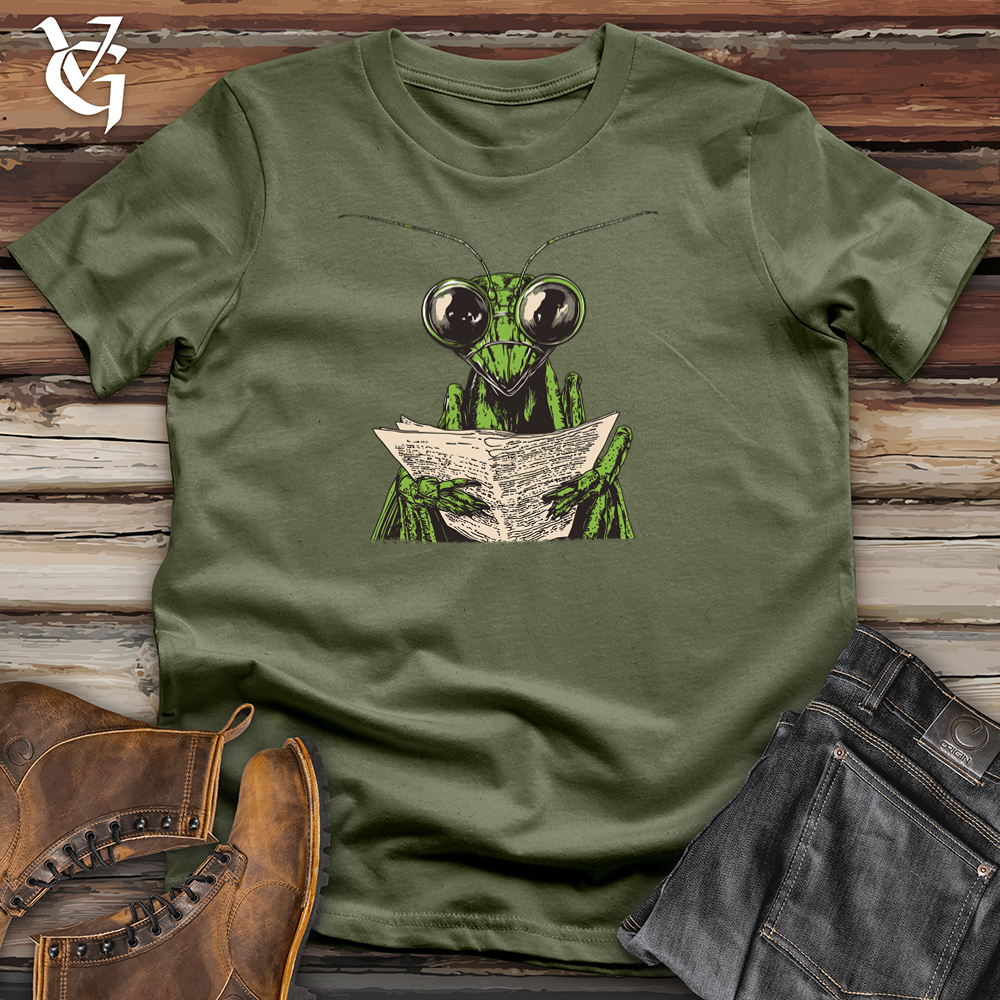 Viking Goods Mantis News Softstyle Tee Military Green / L