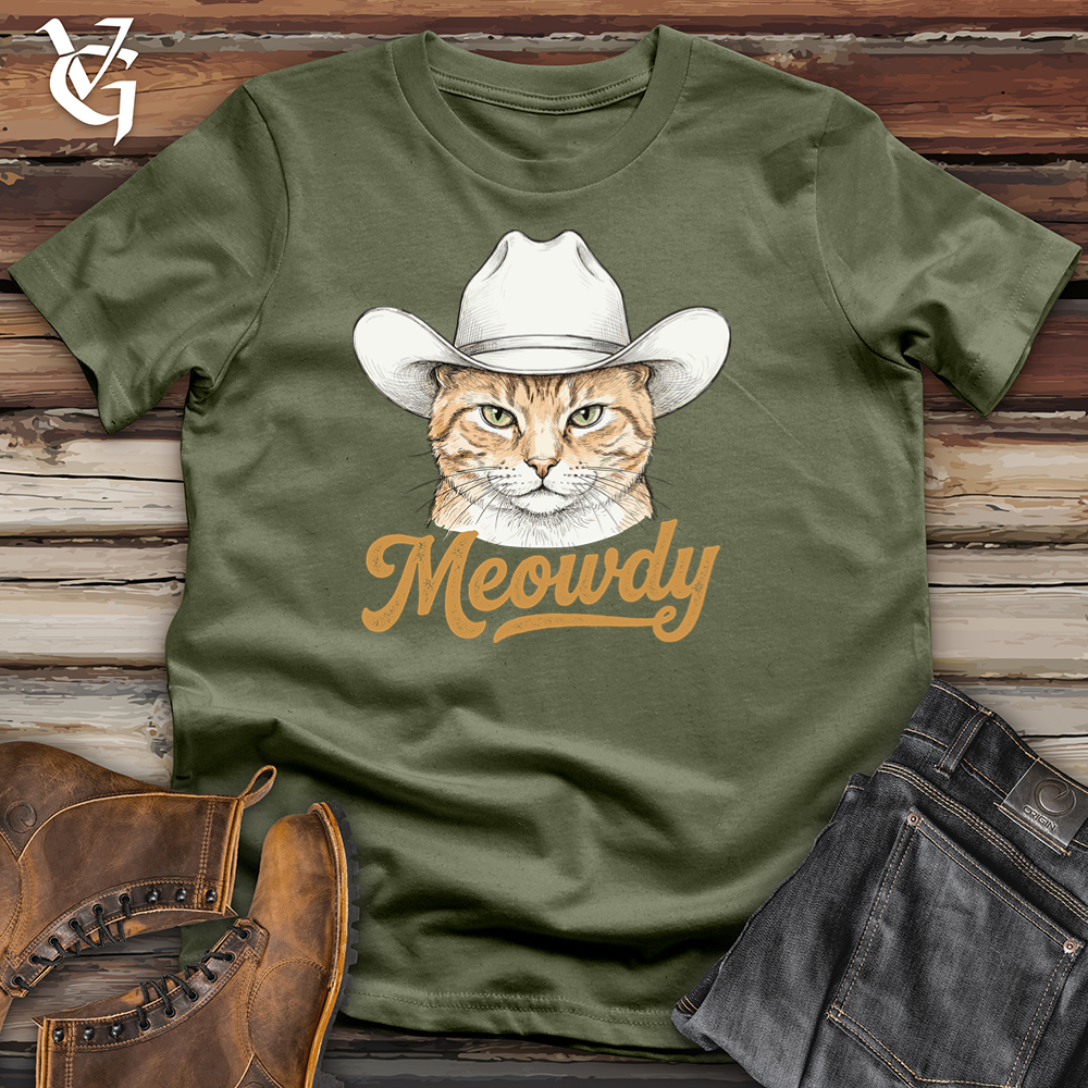 Viking Goods Meowdy Tee Military Green / L