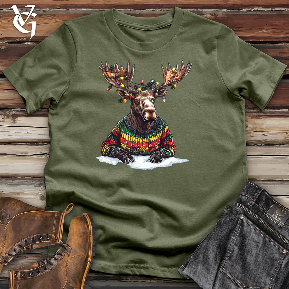 Viking Goods Merry Moose Tee Military Green / L