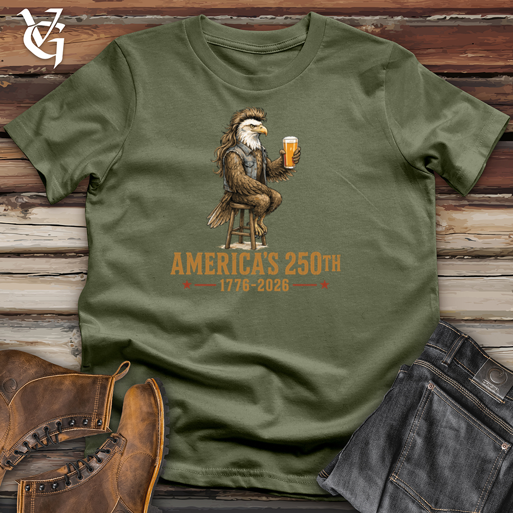 Viking Goods Mohawk Eagle Softstyle Tee Military Green / L