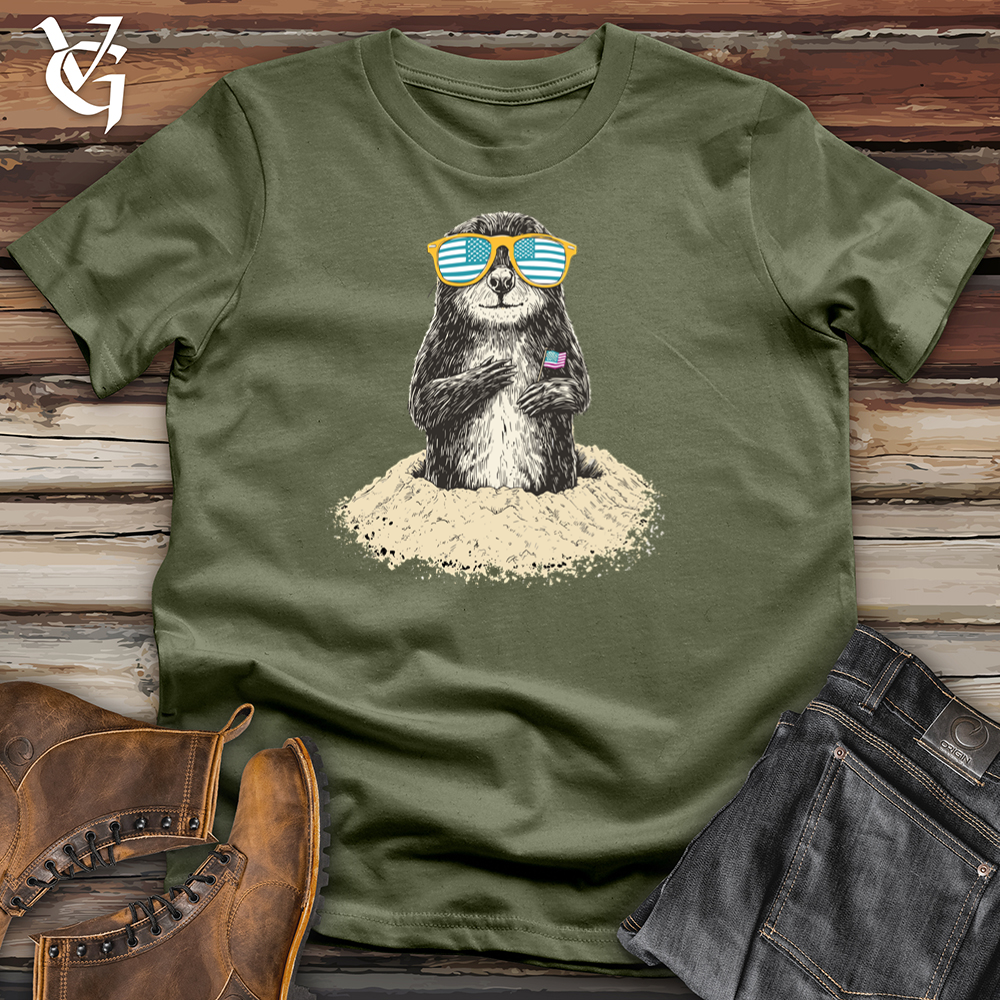 Viking Goods Mole Pledge of Allegiance Softstyle Tee Military Green / L