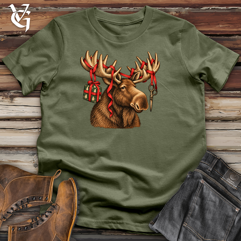 Viking Goods Moose Ribbon Tee Military Green / L