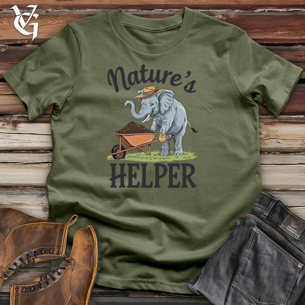 Viking Goods Nature's Helper Softstyle Tee Military Green / L