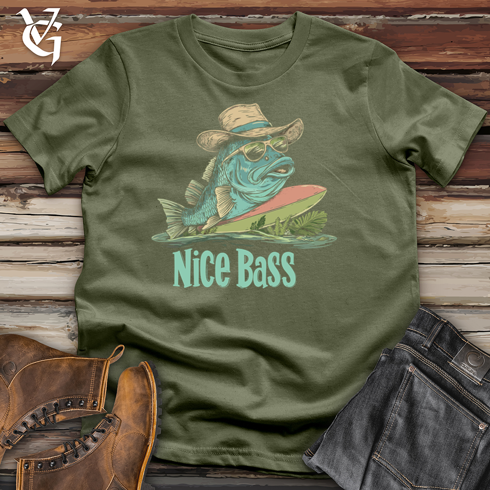Viking Goods Nice Bass Softstyle Tee Military Green / L