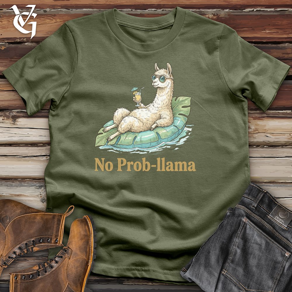Viking Goods No Prob-Llama Tee Military Green / L