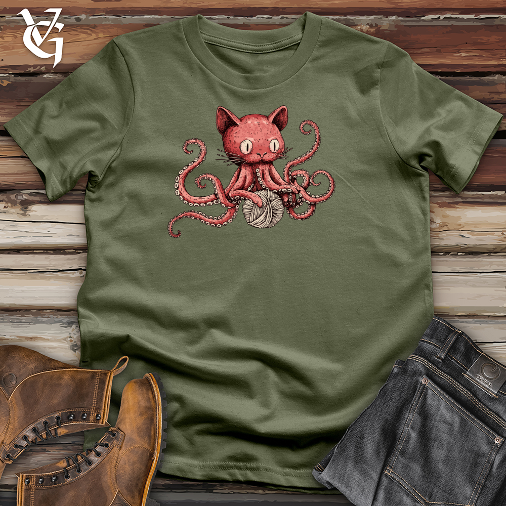 Viking Goods Octopurr Tee Military Green / L