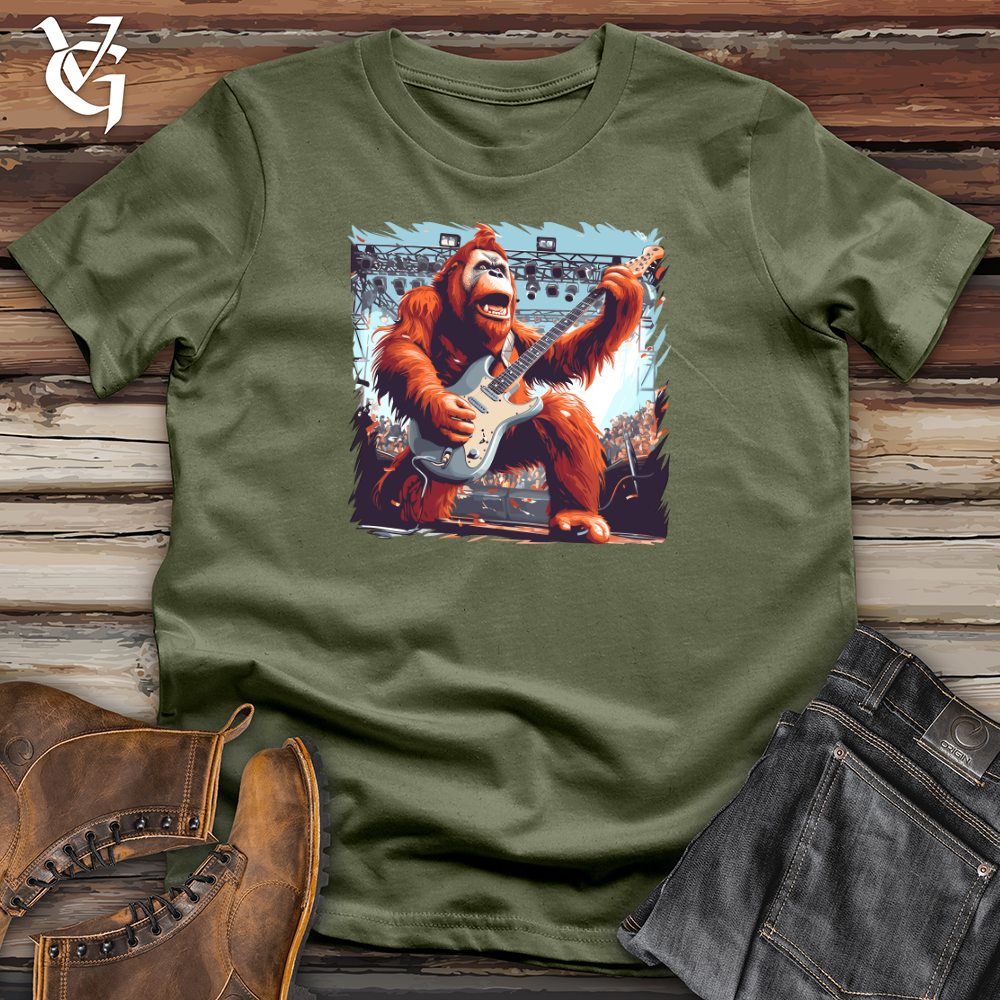 Viking Goods Orangutan Music Festival Softstyle Tee Military Green / L