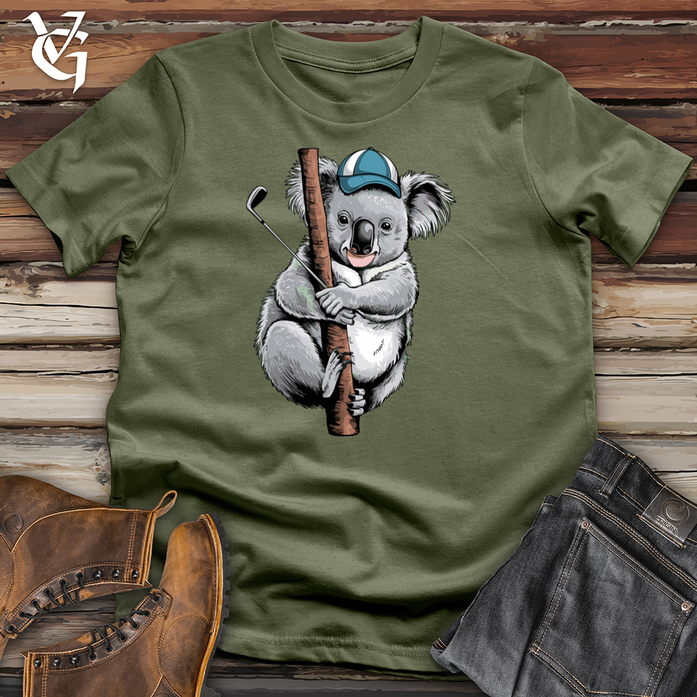Viking Goods Out of Bounds Koala Softstyle Tee Military Green / L