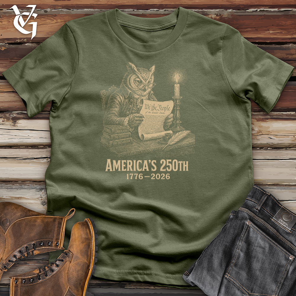 Viking Goods Owl Declaration Tee Military Green / L