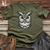 Viking Goods Owl Librarian Transformation Cotton Tee Military Green / L