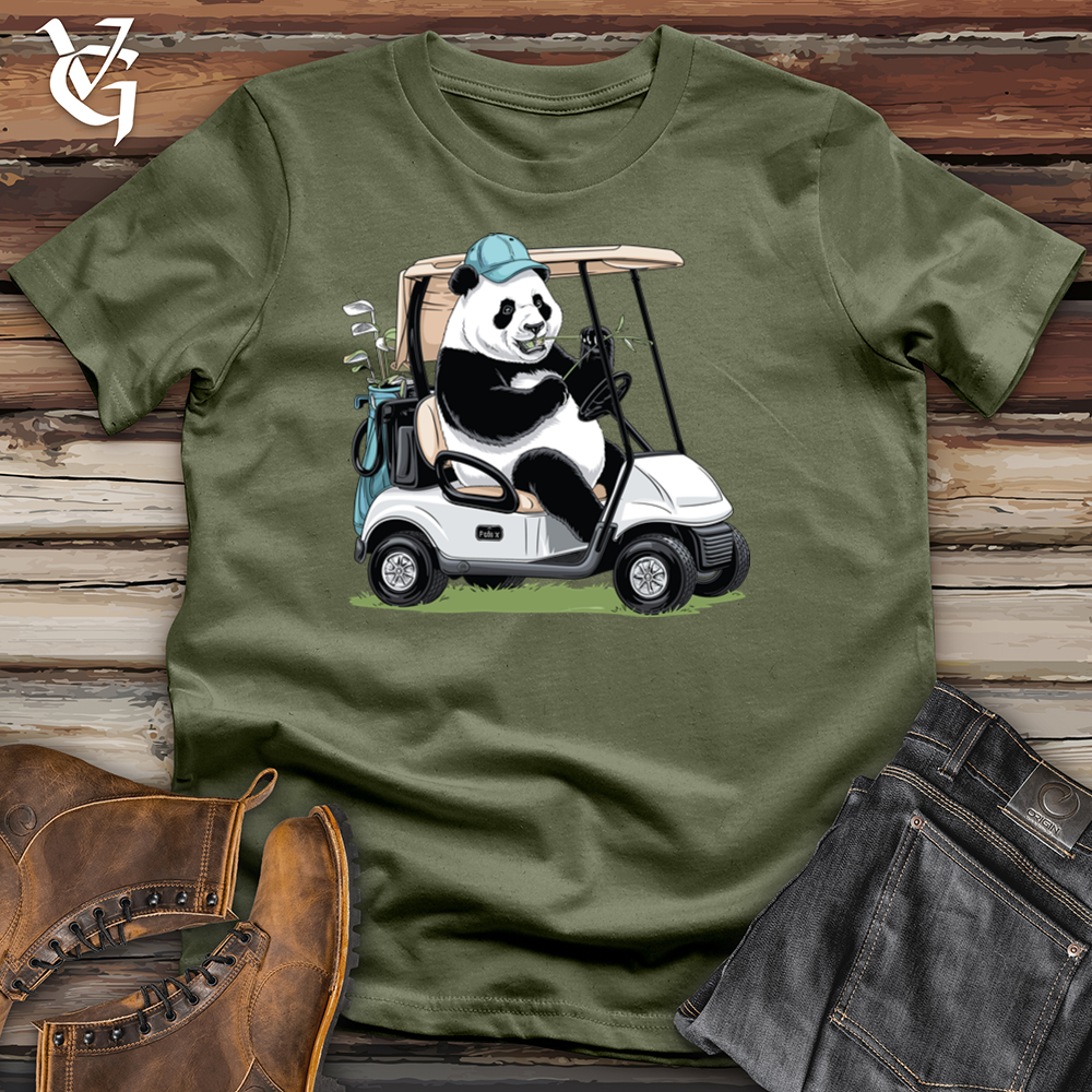 Viking Goods Panda Cart Softstyle Tee Military Green / L