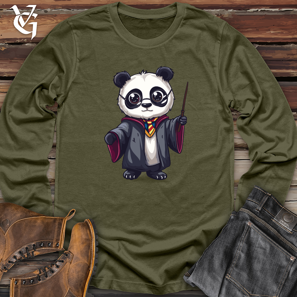 Viking Goods Panda Wizard Long Sleeve Military Green / L