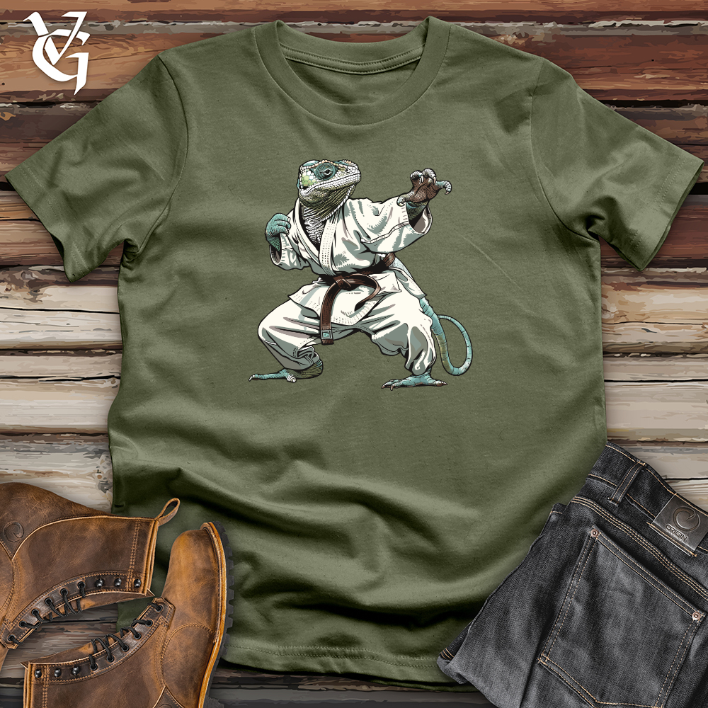 Viking Goods Panther Chameleon Grappler Strike Softstyle Tee Military Green / L