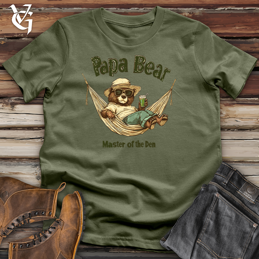 Viking Goods Papa Bears Den Softstyle Tee Military Green / L