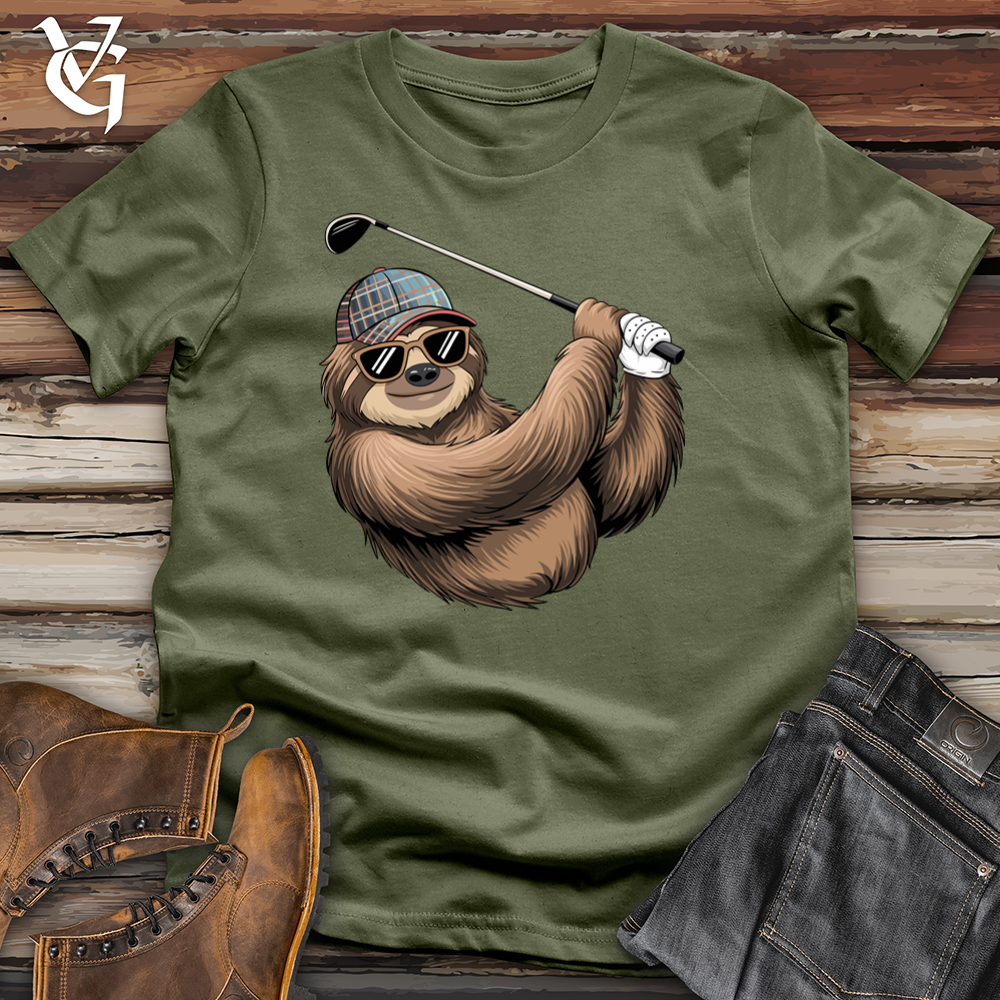 Viking Goods Par Sloth Softstyle Tee Military Green / L