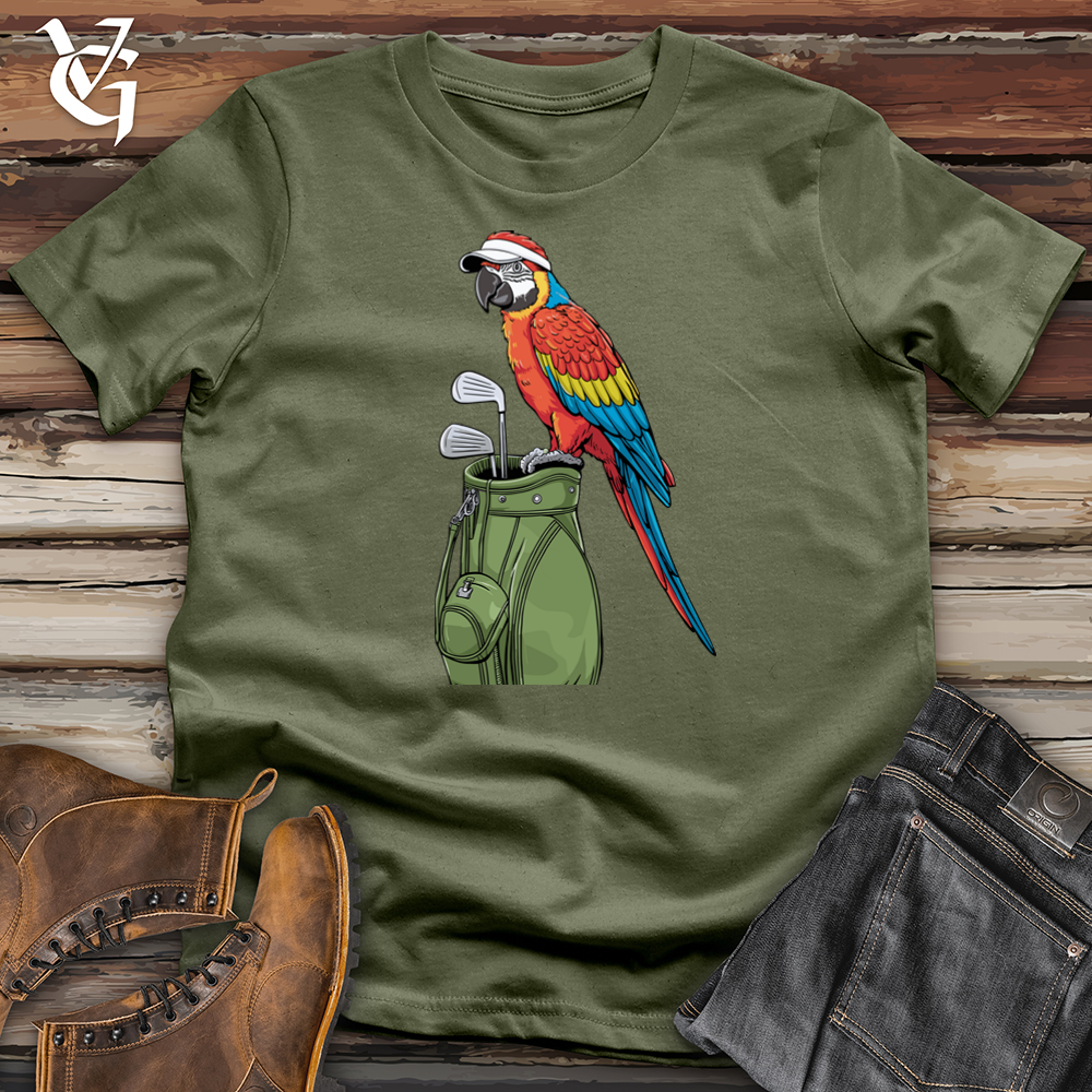 Viking Goods Parrot Par Softstyle Tee Military Green / L