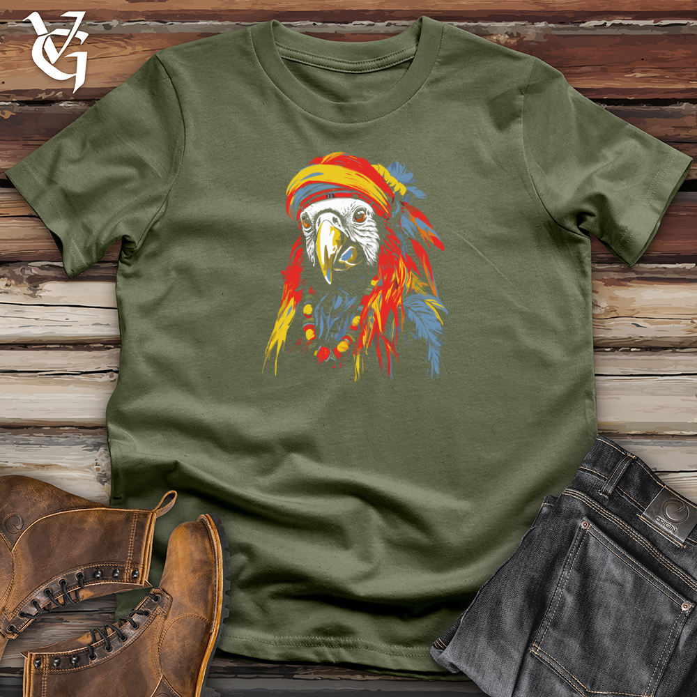 Viking Goods Parrot Sparrow Softstyle Tee Military Green / L