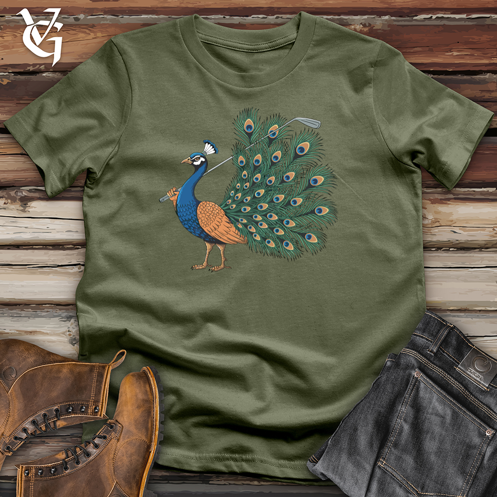 Viking Goods Peacock Pines Softstyle Tee Military Green / L