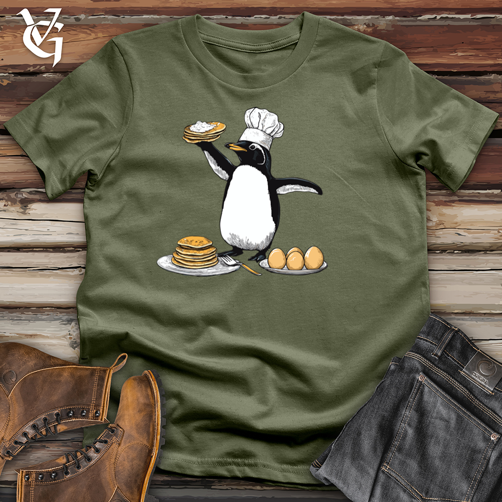 Viking Goods Penguin Pancakes Softstyle Tee Military Green / L