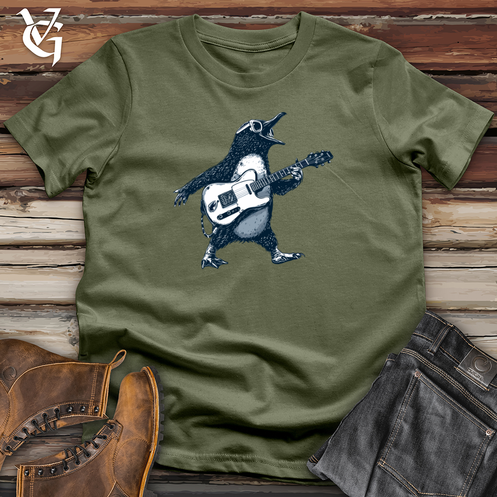 Viking Goods Penguin Rockstar Solo Softstyle Tee Military Green / L