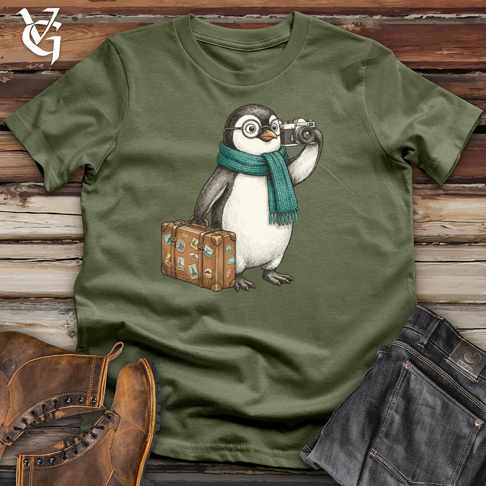 Viking Goods Penguin Traveler Tee Military Green / L