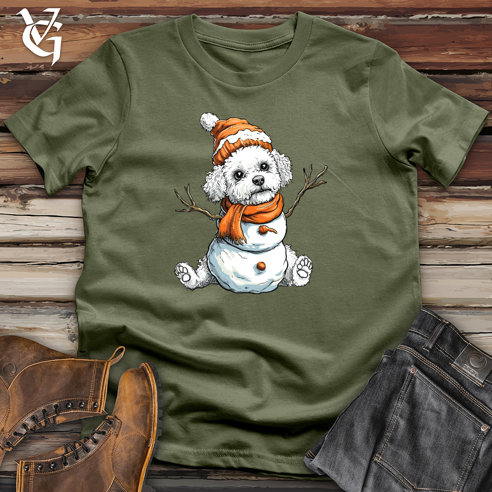 Viking Goods Piggy Beanie Smile Softstyle Tee Military Green / L