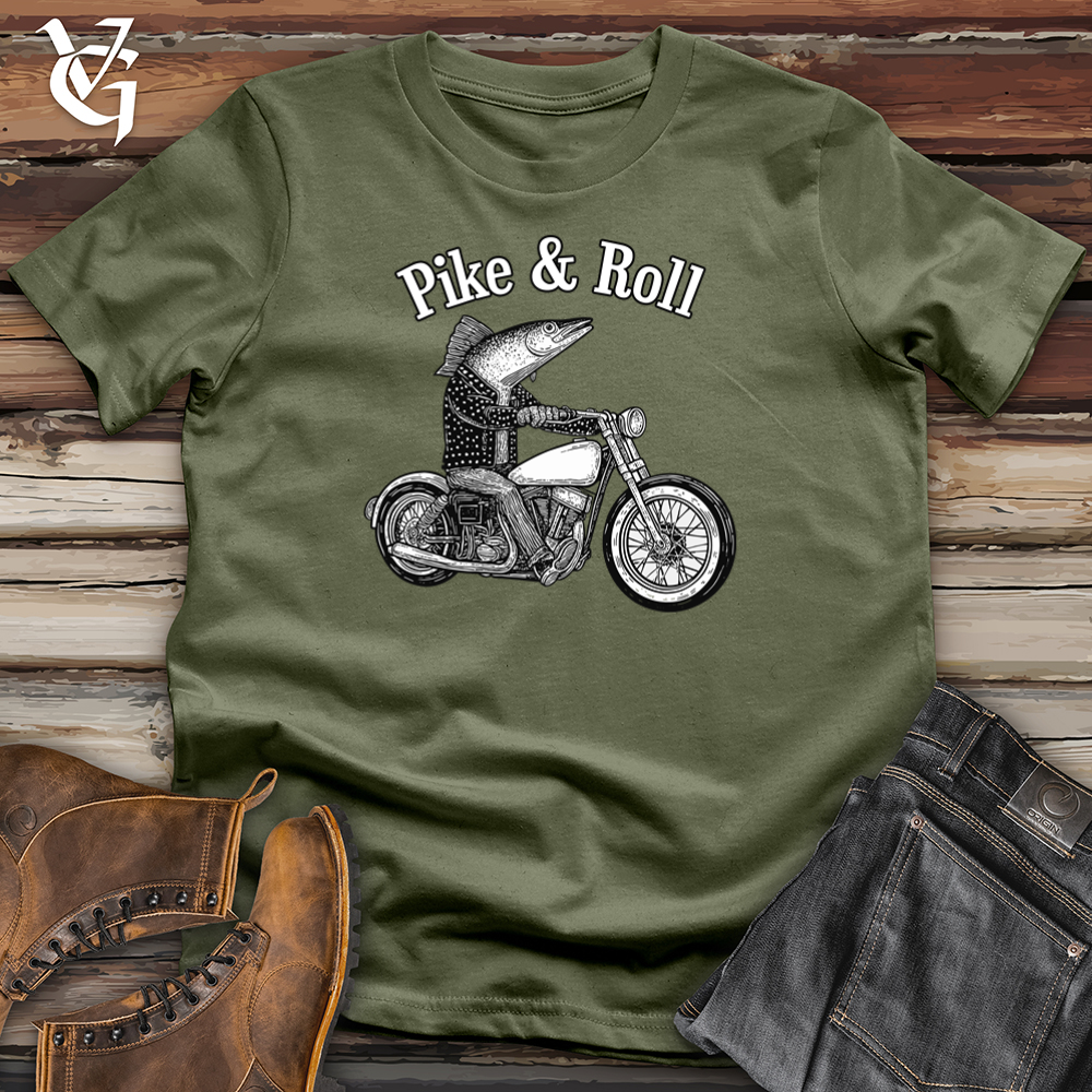 Viking Goods Pike &amp; Roll Softstyle Tee Military Green / L