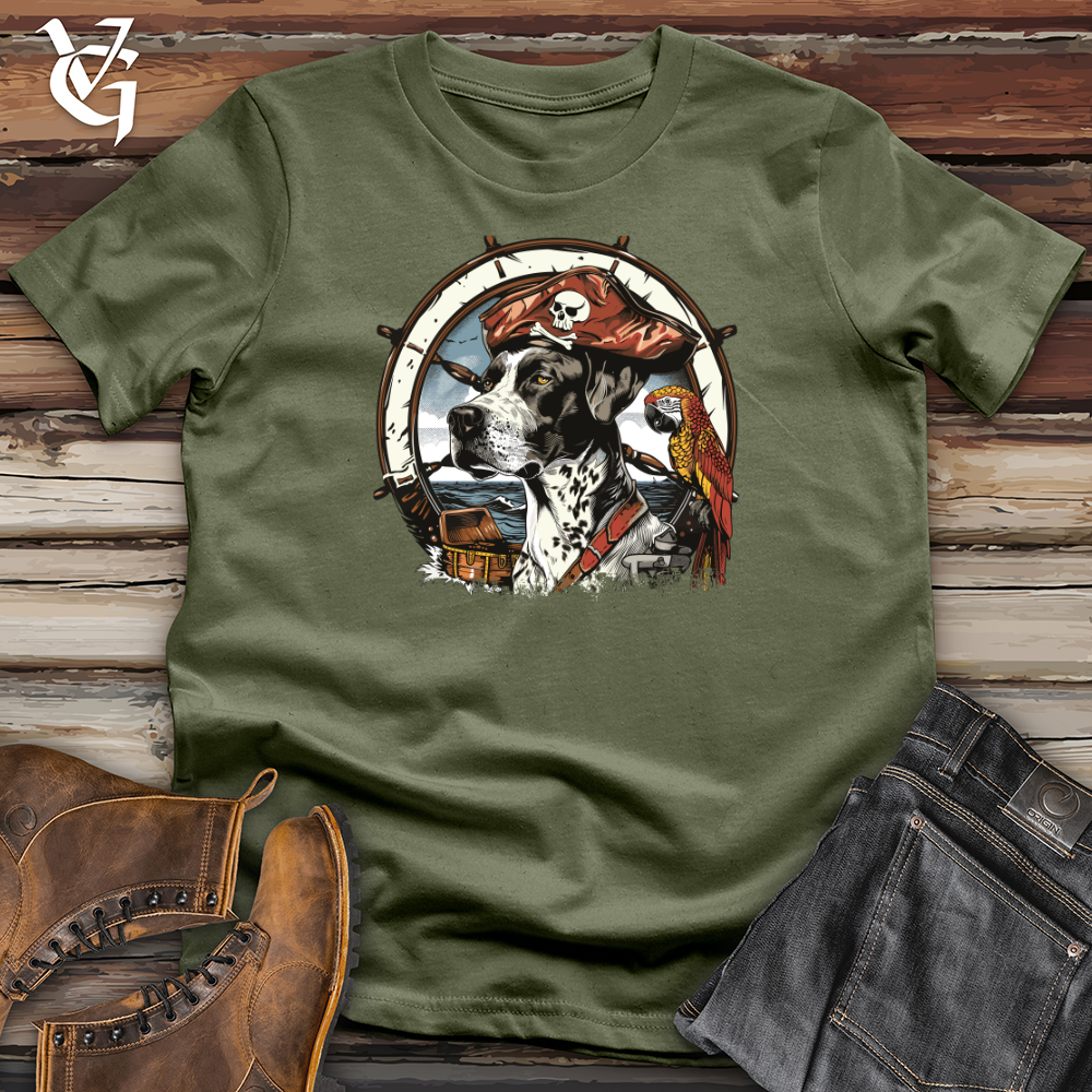 Viking Goods Pirate Pointer Captain Softstyle Tee Military Green / L