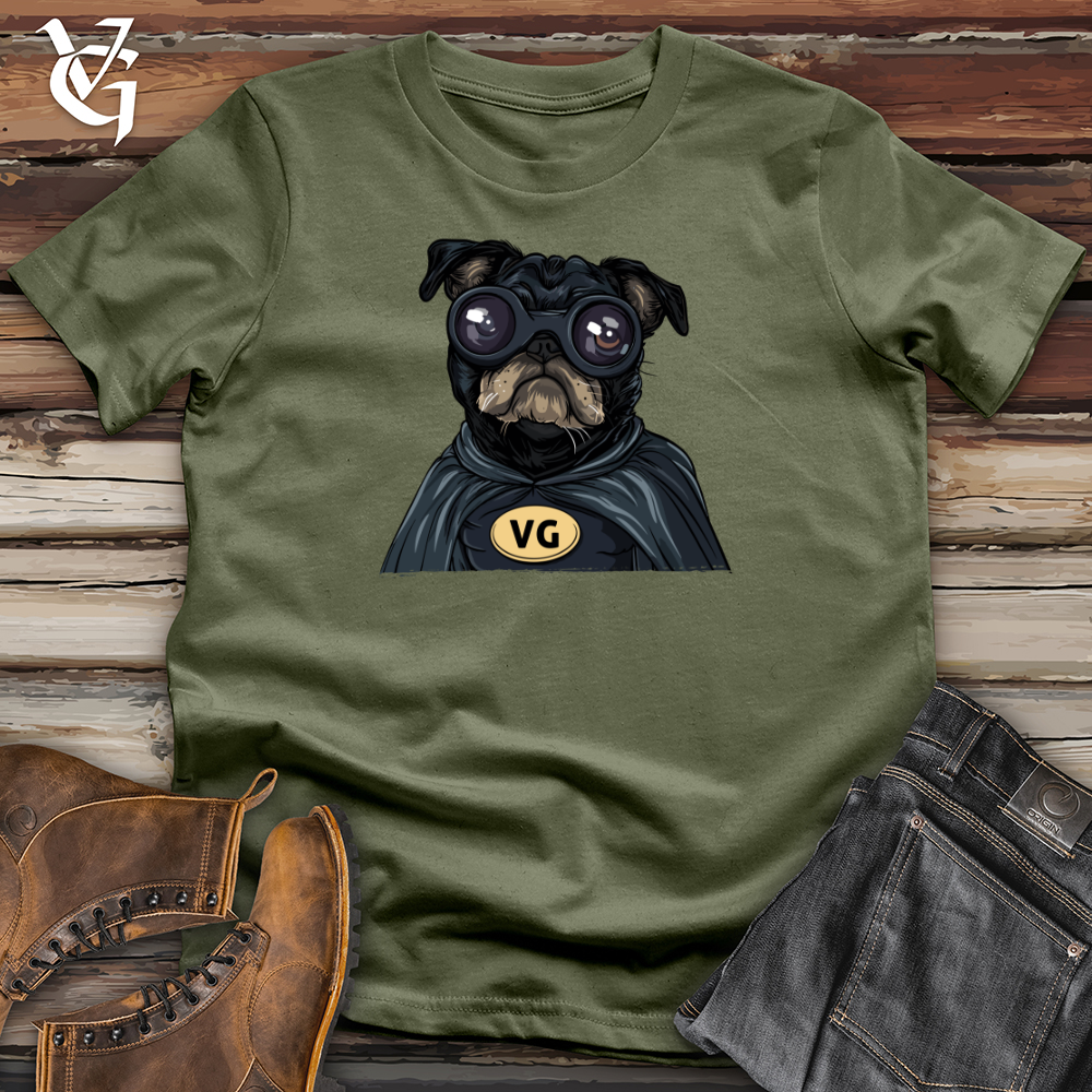 Viking Goods Pug VG Superhero Softstyle Tee Military Green / L