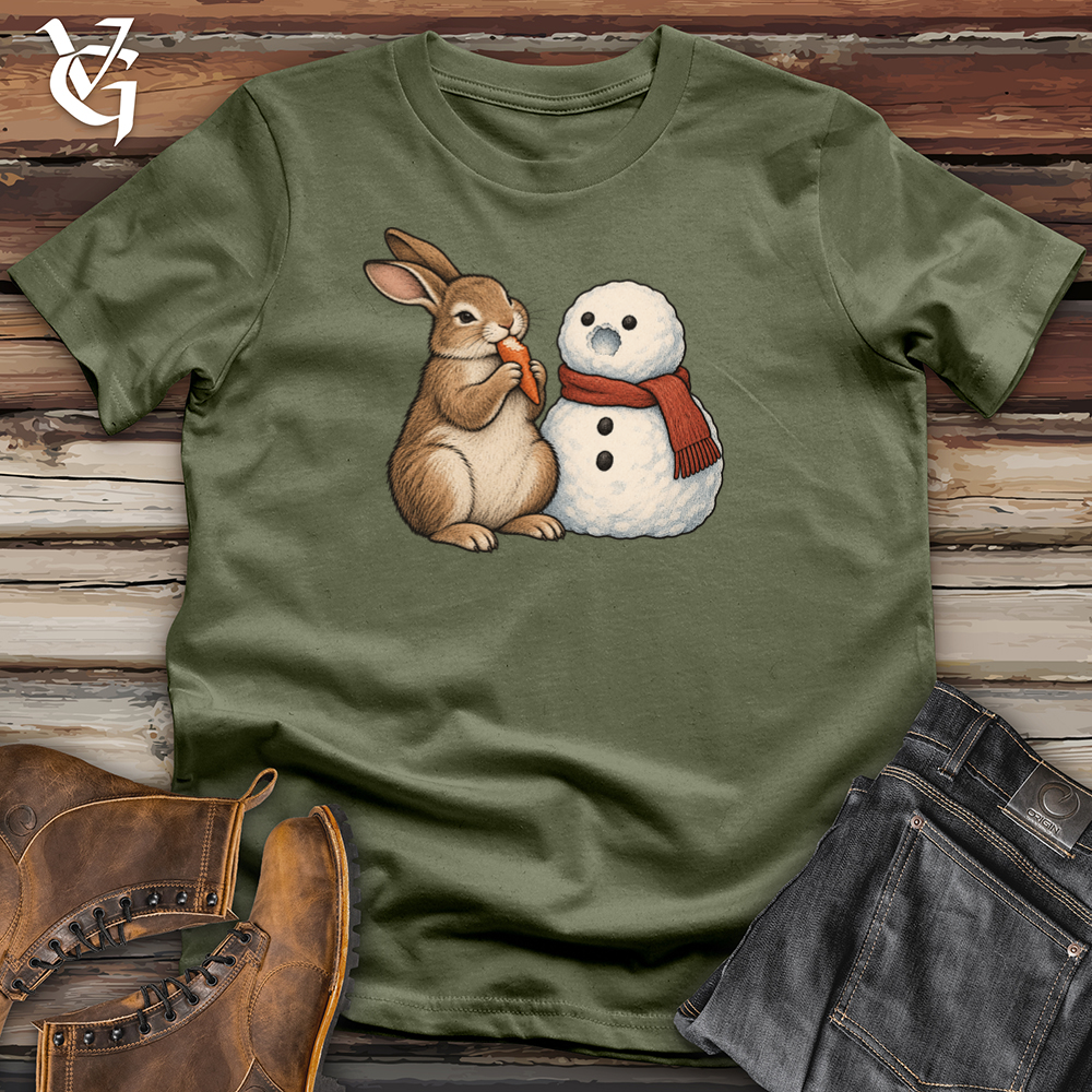 Viking Goods Rabbit Snowman Nose Tee Military Green / L