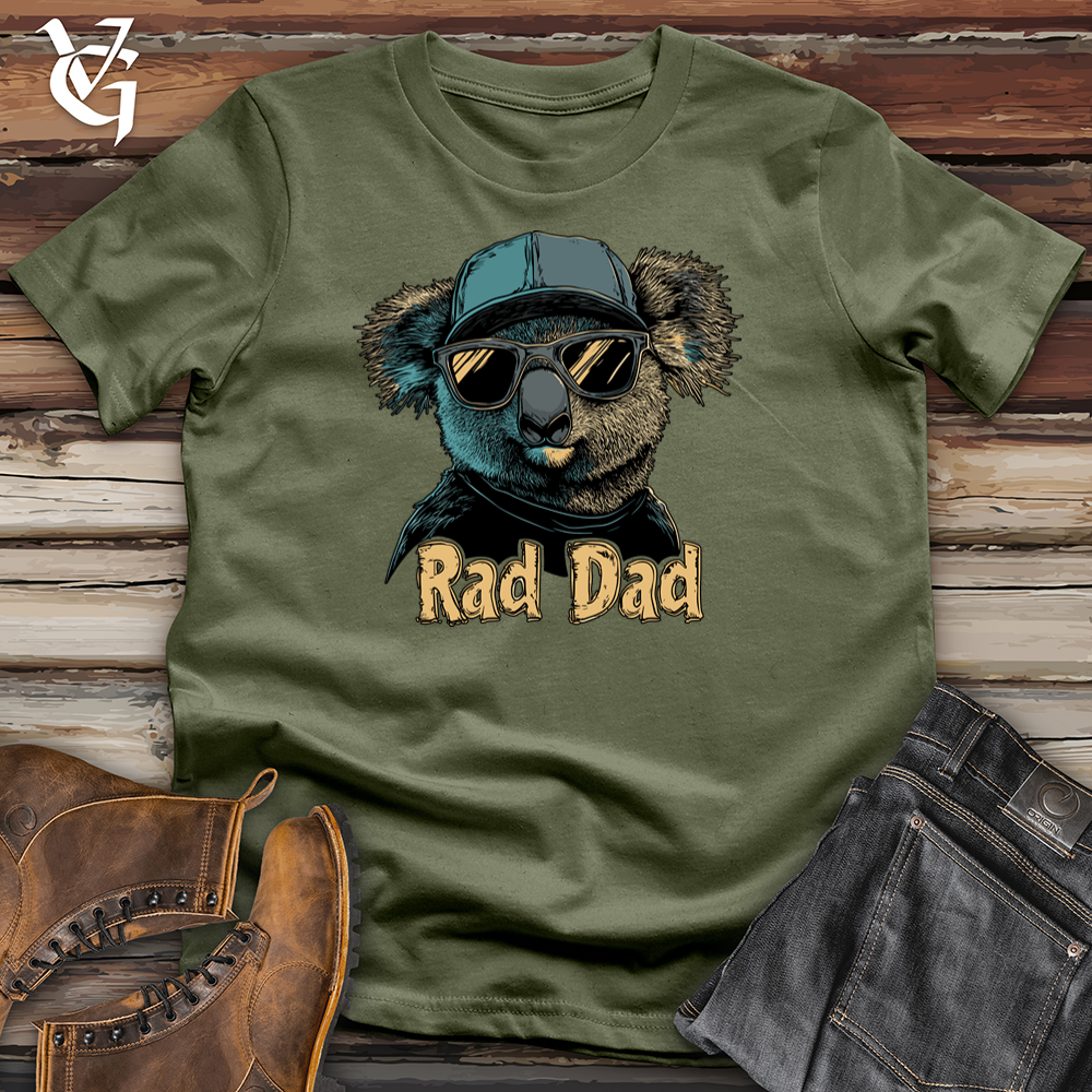 Viking Goods Rad Dad Koala Softstyle Tee Military Green / L