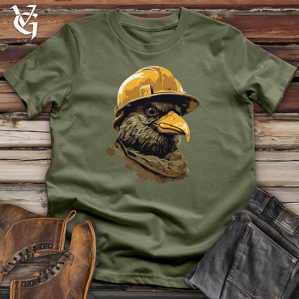 Viking Goods Raven Construction Crew Softstyle Tee Military Green / L