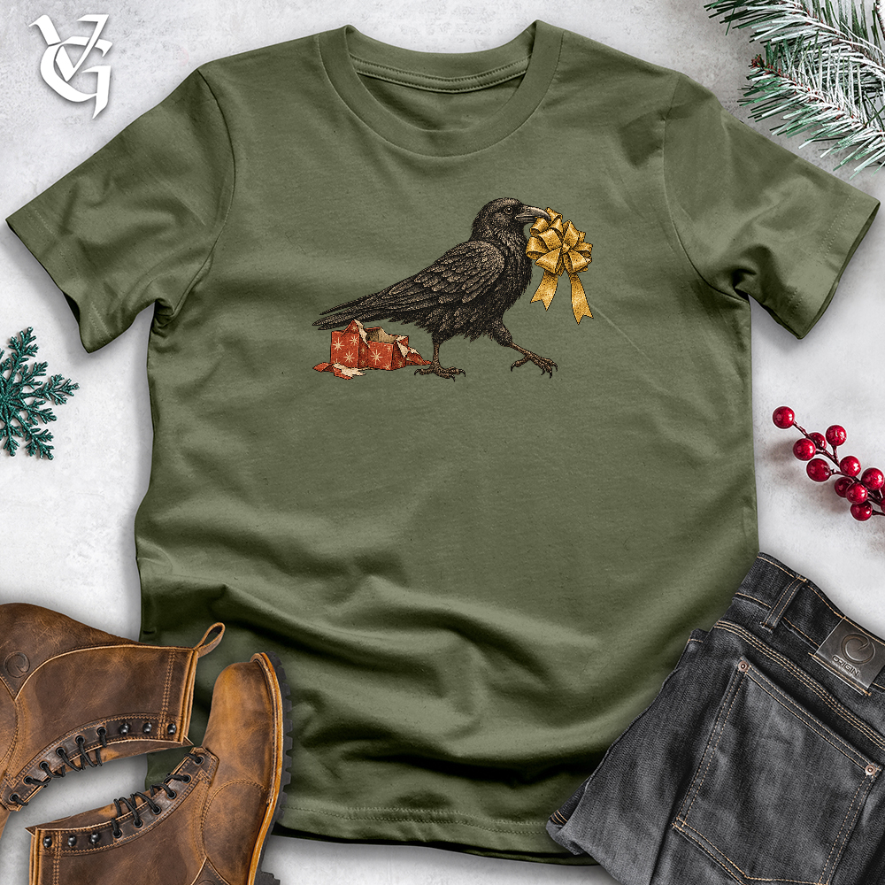 Viking Goods Raven Gift Thief Softstyle Tee Military Green / L