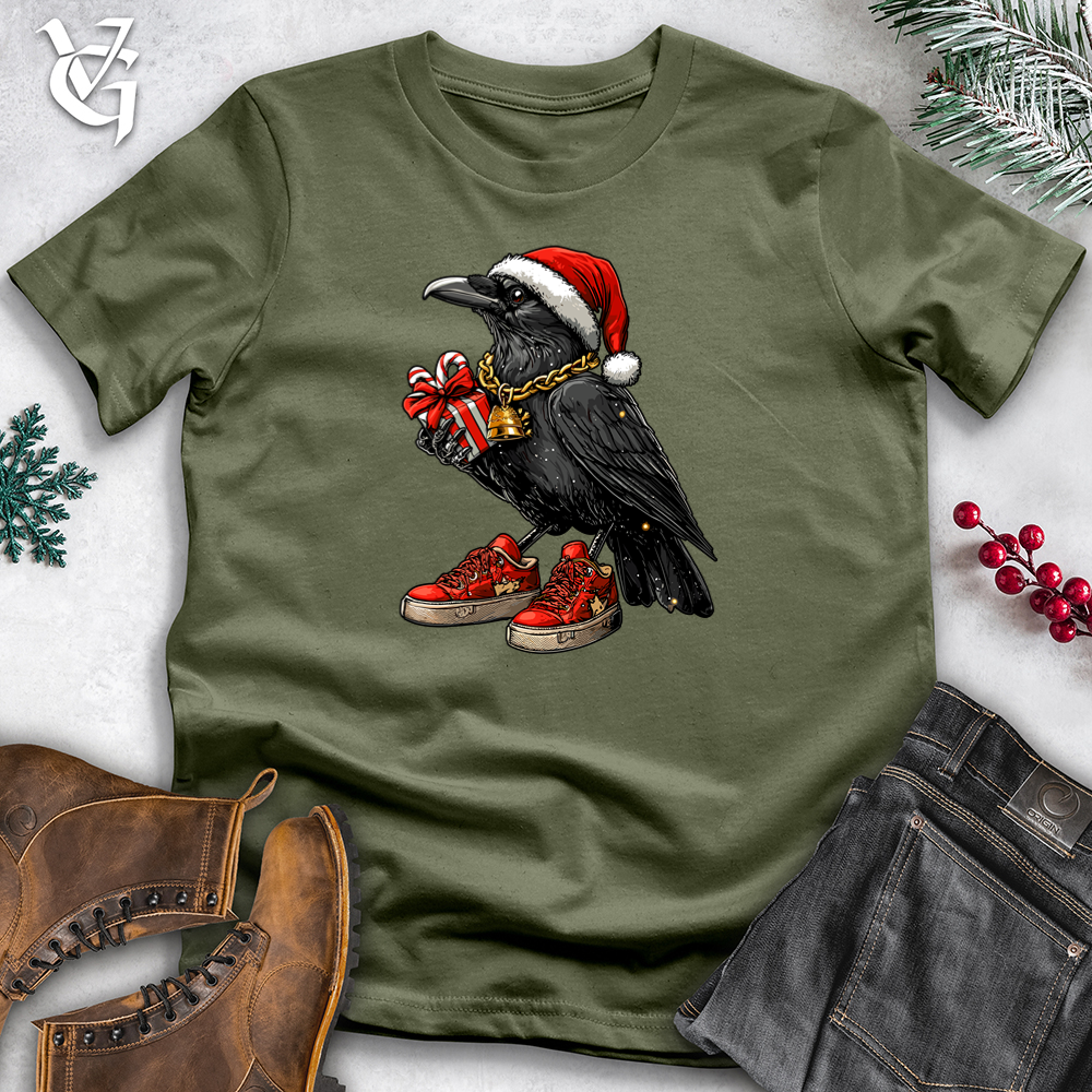Viking Goods Raven's Gift Softstyle Tee Military Green / L