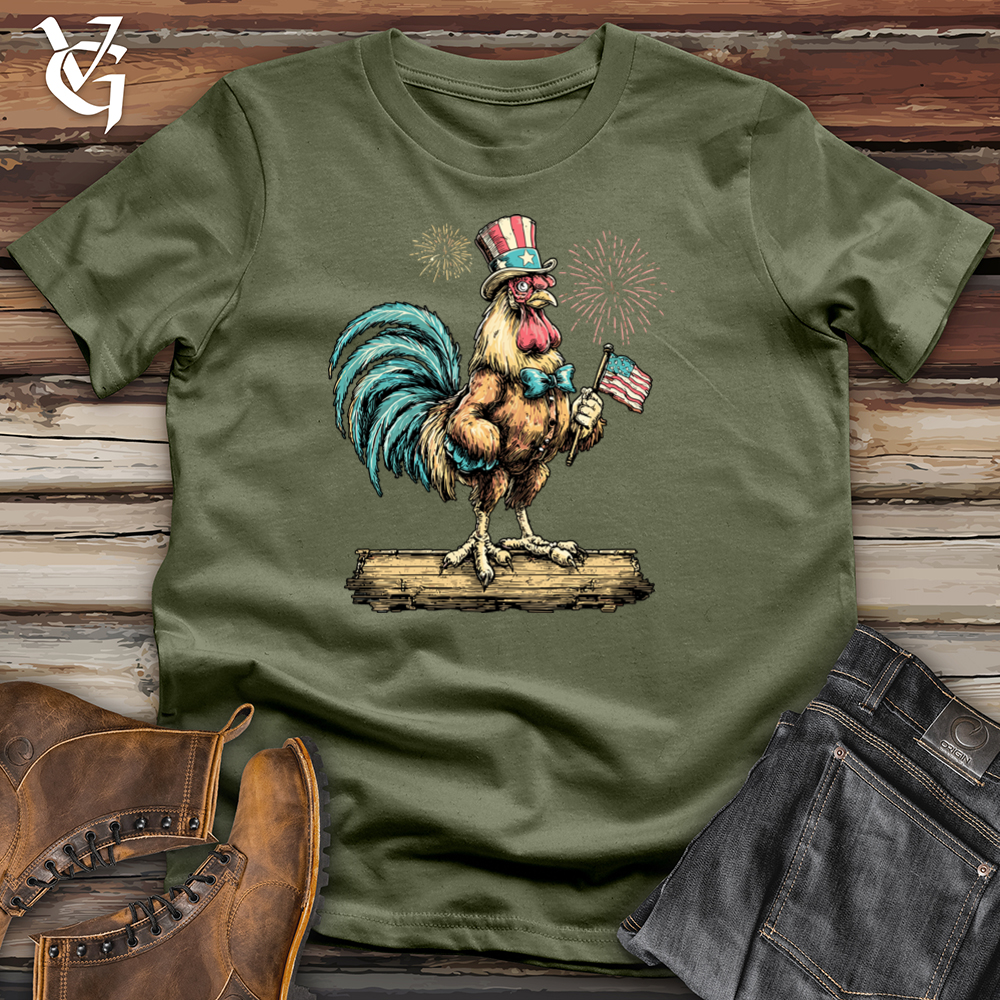 Viking Goods Rooster Uncle Softstyle Tee Military Green / L