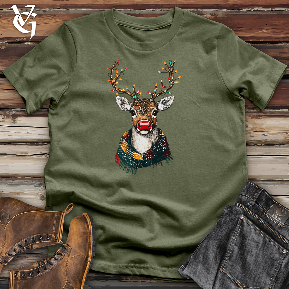 Viking Goods Rudolph Reindeer Tee Military Green / L