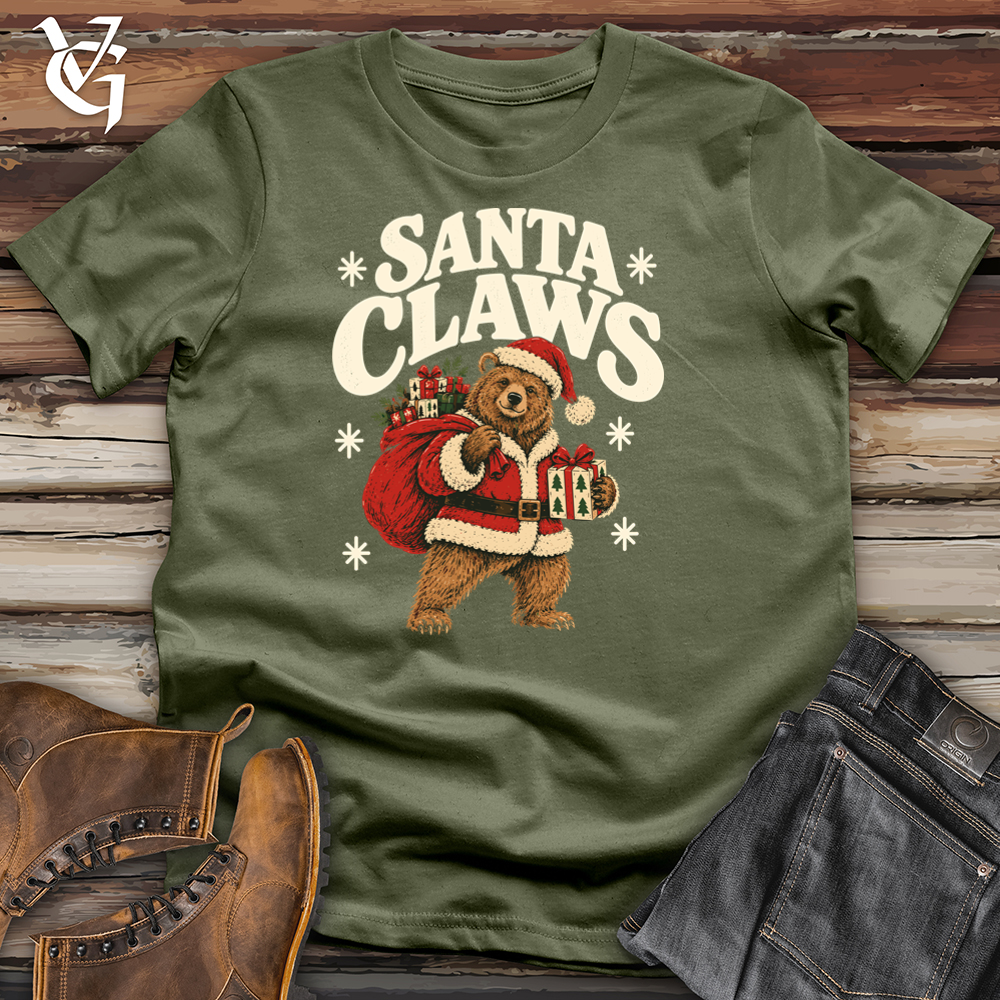 Viking Goods Santa Claws Tee Military Green / L