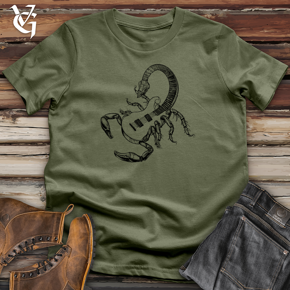 Viking Goods Scorpio Guitar Softstyle Tee Military Green / L