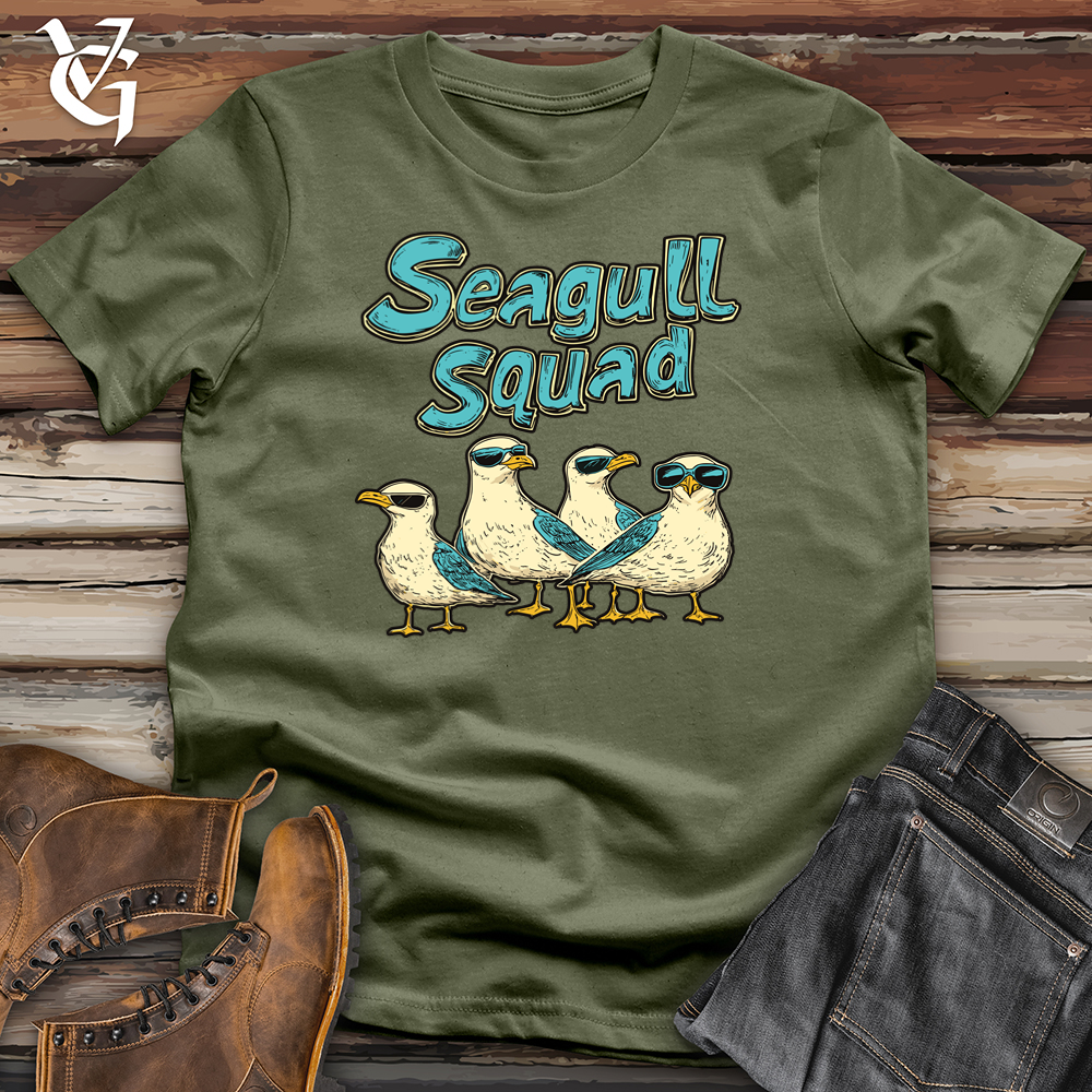 Viking Goods Seagull Squad Softstyle Tee Military Green / L